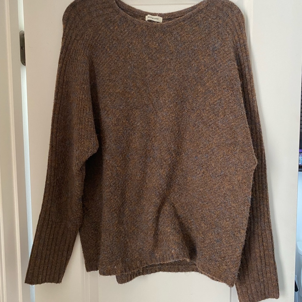 Brown/ Blue sweater